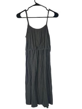 Swomog Gray Sleeveless Slouchy Beachy Casual Dress Women Sz M